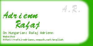 adrienn rafaj business card